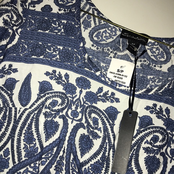 Paisley Blue Sun Dress - Picture 3 of 3